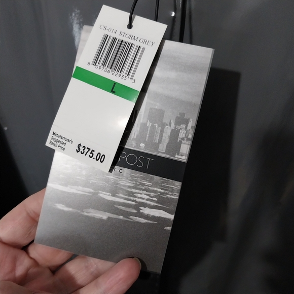 Jane Post NYC Long Snap Slicker Raincoat, NWT, Size L - Picture 6 of 10